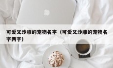 可爱又沙雕的宠物名字（可爱又沙雕的宠物名字两字）