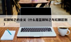 红颜知己的含义（什么是蓝颜知己与红颜区别）