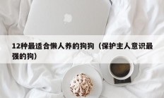 12种最适合懒人养的狗狗（保护主人意识最强的狗）